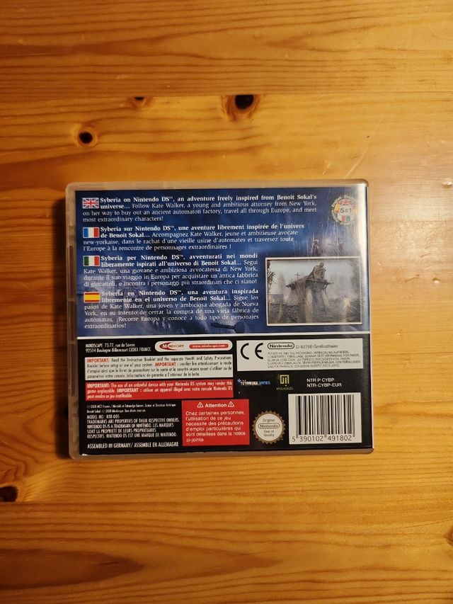 Syberia Nintendo DS
