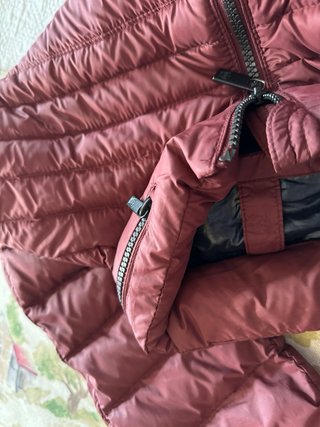 Chaqueta acolchada burdeos de Massimo Dutti hombre