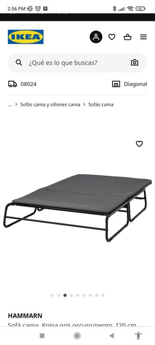 Sofácama IKEA como nuevo