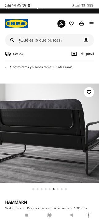 Sofácama IKEA como nuevo