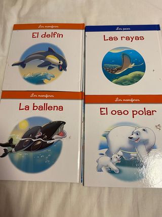 LOTE DE LIBROS DE LOS ANIMALES