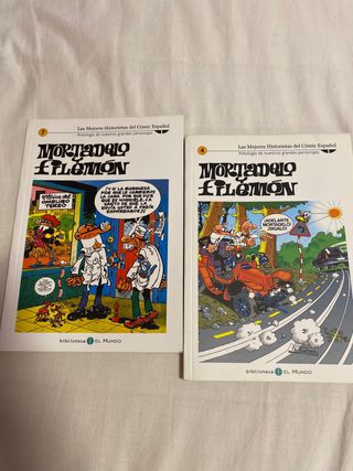 Lote de dos libros, Mortadelo y Filemón