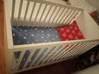 Cuna cama stuva con cajones + colchón 
