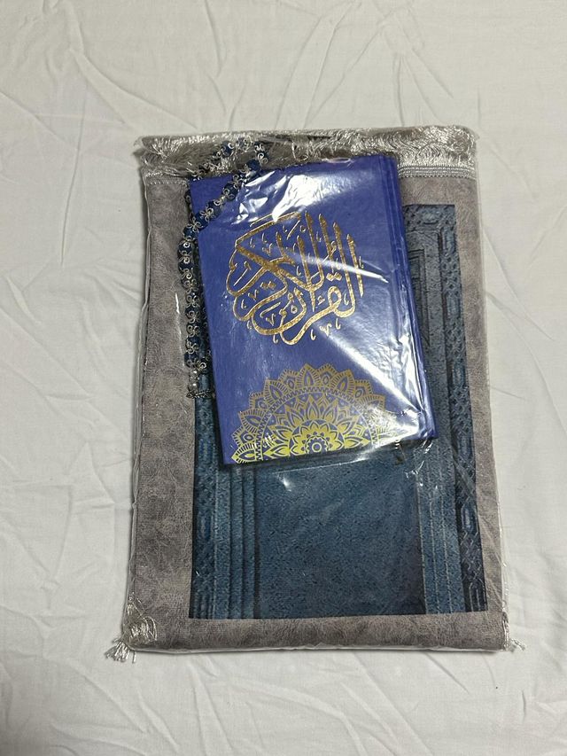 Set Alfombra islam Nueva de rezo/oración de Egipto
