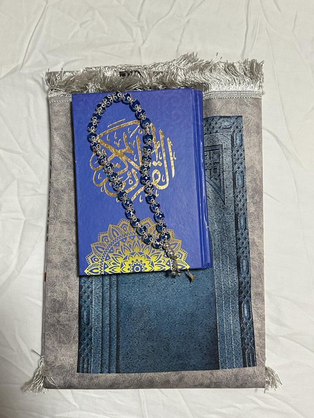 Set Alfombra islam Nueva de rezo/oración de Egipto