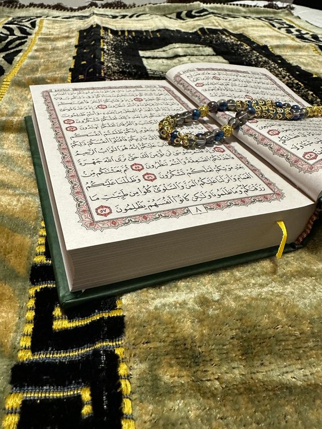 Set Alfombra islam Nueva de rezo/oración de Egipto