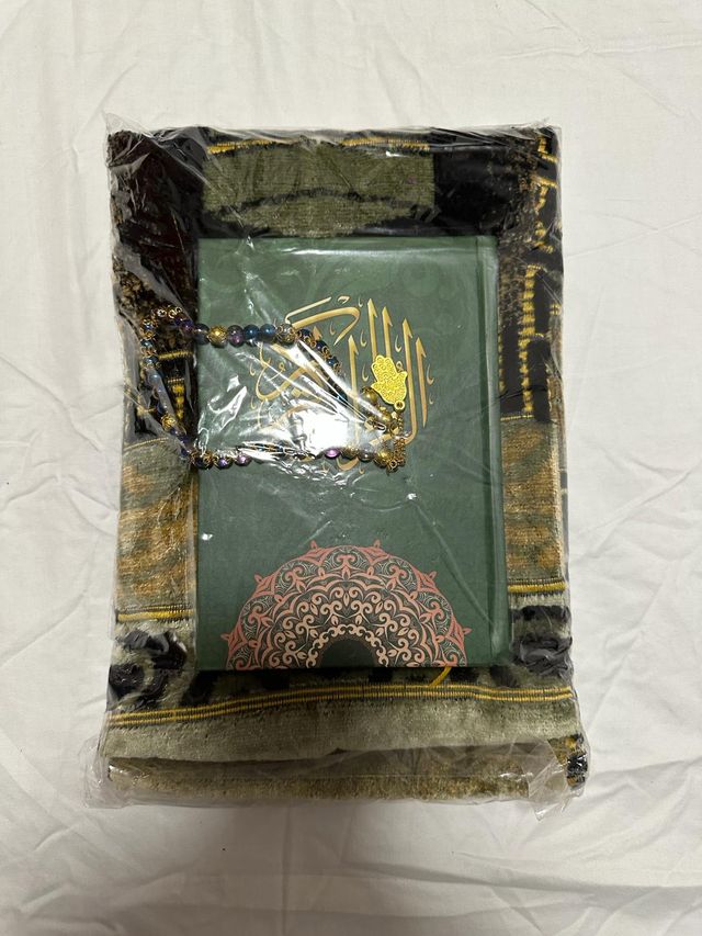 Set Alfombra islam Nueva de rezo/oración de Egipto