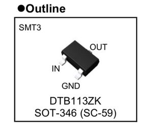 Transistors DTB113ZK