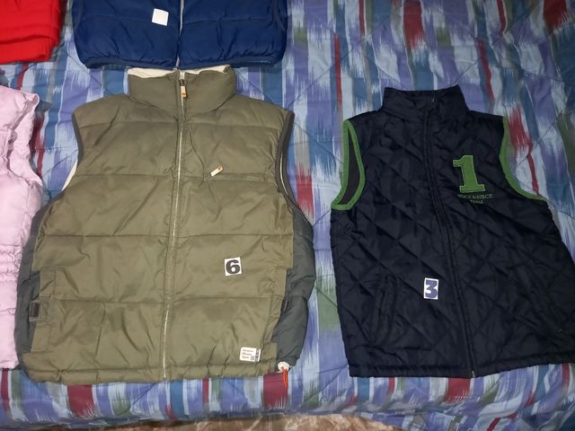 Chalecos niño y niña acolchados