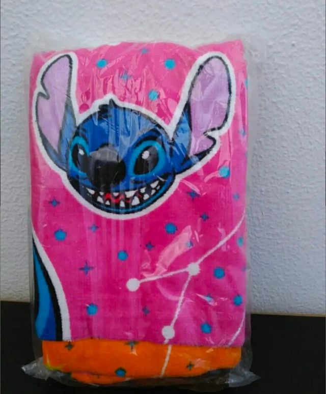 Toalla de Playa Niños/Adultos Stitch Disney Nueva