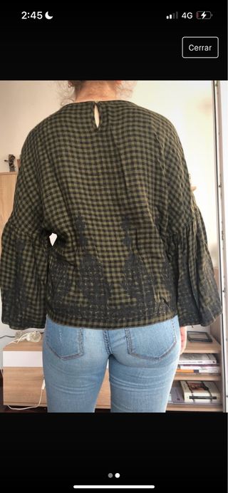 Blusa cuadros