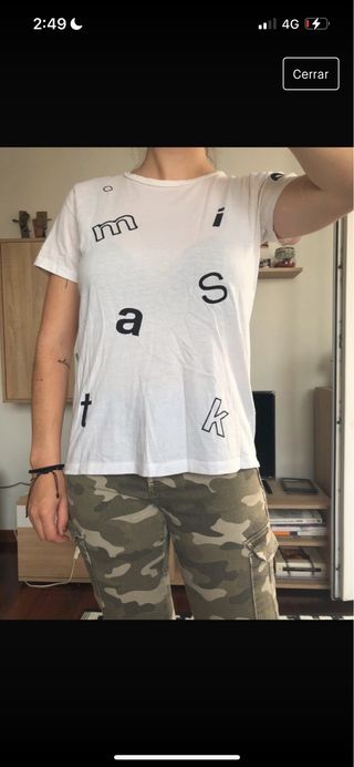 Camiseta abecedario