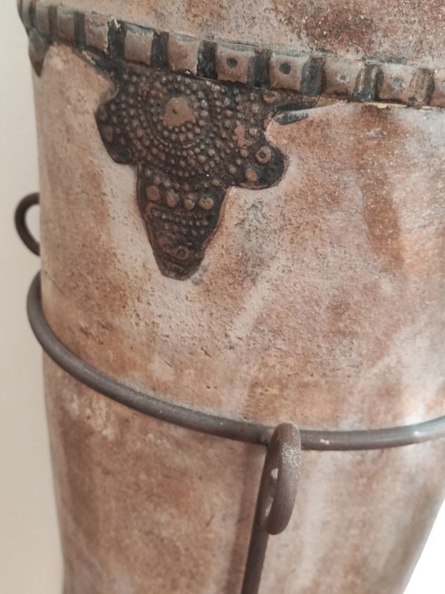 Vaso berbero terra rouge antico.