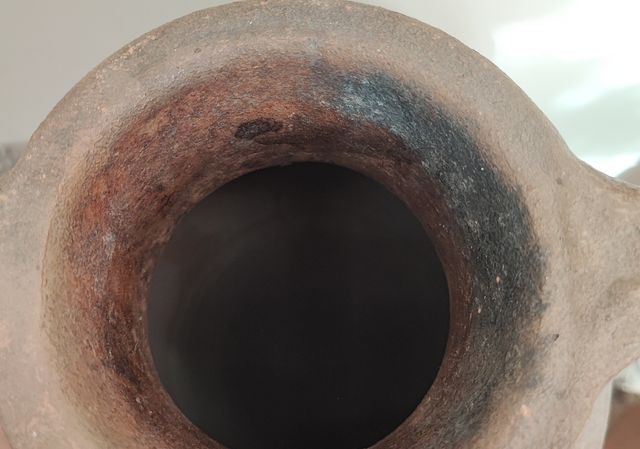 Vaso berbero terra rouge antico.