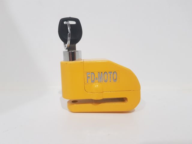 Serratura per moto con allarme