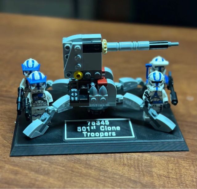 Base para lego star wars packs de batallas