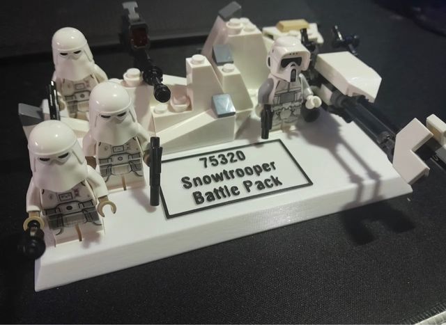 Base para lego star wars packs de batallas