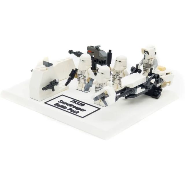 Base para lego star wars packs de batallas