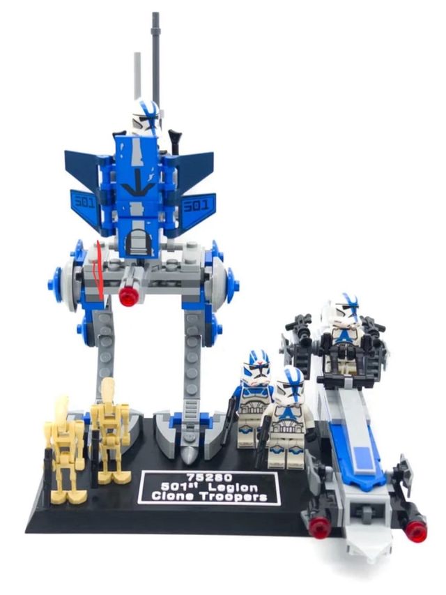 Base para lego star wars packs de batallas