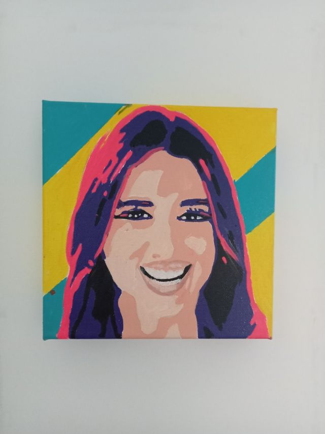 Angelina Mango Ritratto Popart