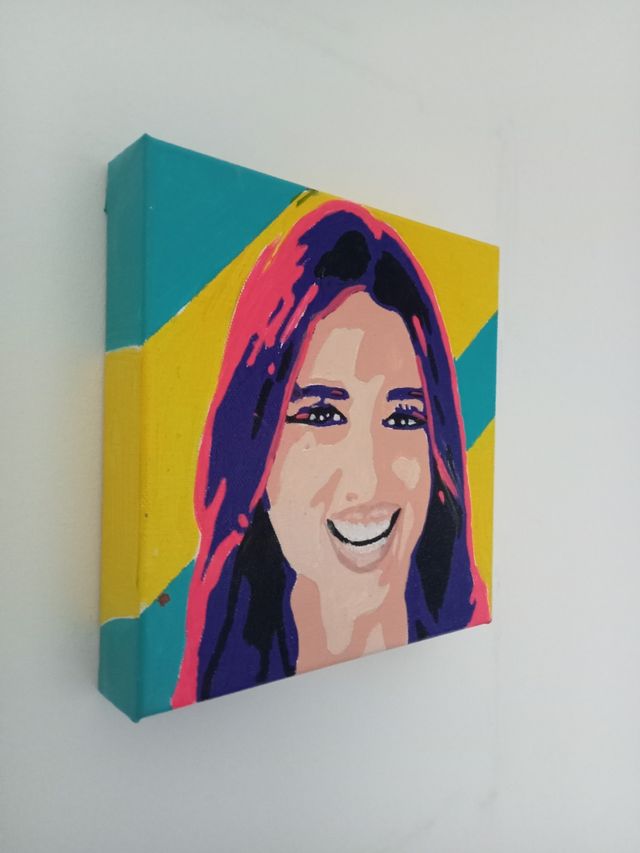 Angelina Mango Ritratto Popart