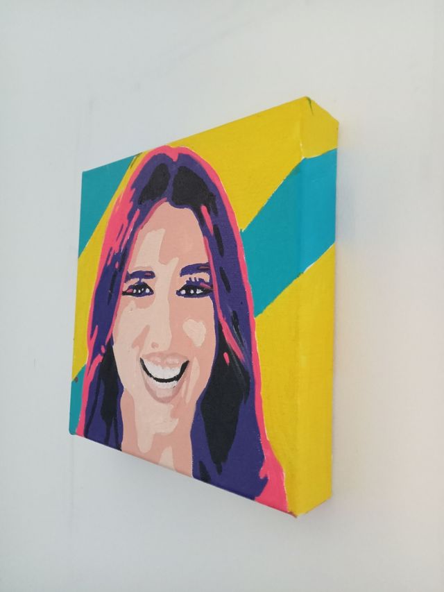 Angelina Mango Ritratto Popart