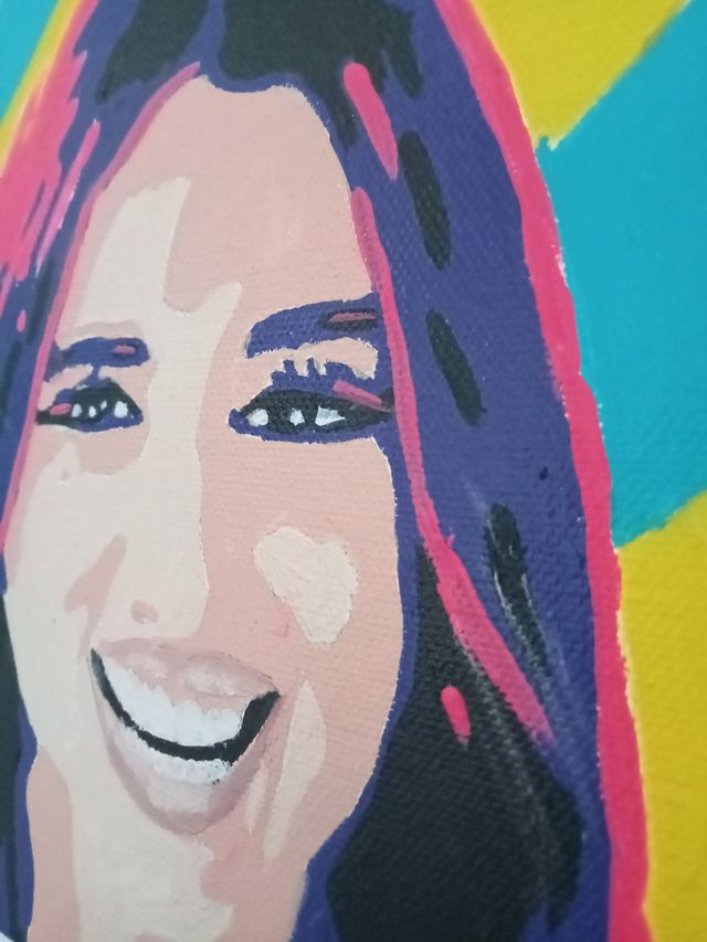 Angelina Mango Ritratto Popart