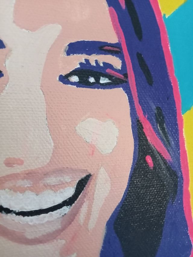 Angelina Mango Ritratto Popart