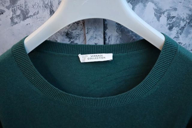 Jersey verde Medusa Versace Collection