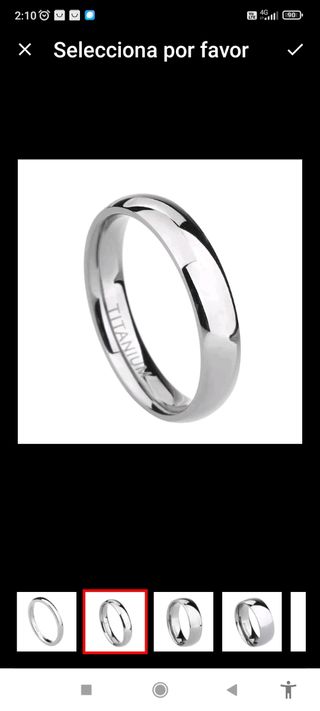 Anillos de Alianzas de Titanio (Oferta)