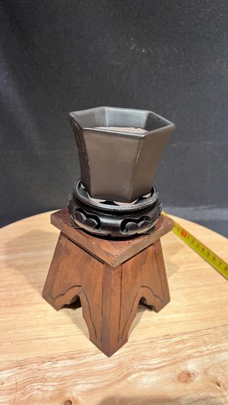 MACETA BONSAI MAME CASCADA JAPONESA CHOCOLATE