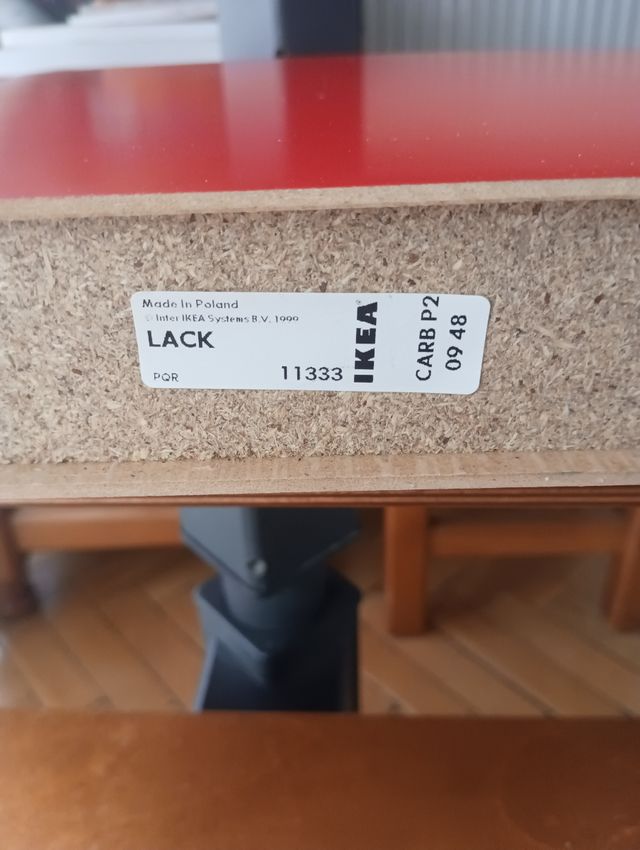 Estante vermelha, pequena. IKEA