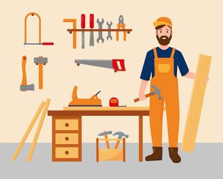 carpintero, montador, bricolaje, reparaciones