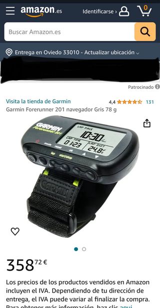GPS GARMIN FORERUNNER 201