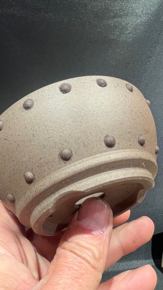 MACETA BONSAI MAME REDONDA JAPONESA SIN ESMALTE