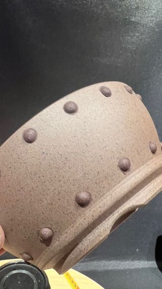 MACETA BONSAI MAME REDONDA JAPONESA SIN ESMALTE