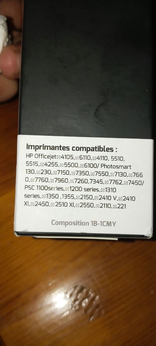 Cartucho de tinta  impresora