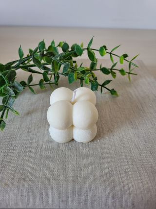 Vela Artesanal Cubo pequeño