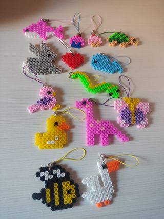 Regalos llaveros Hama beads