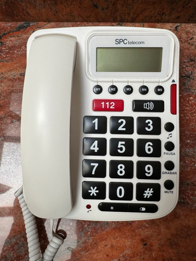 Teléfono fijo teclas grandes para mayores