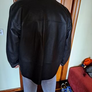 Cazadora piel hombre