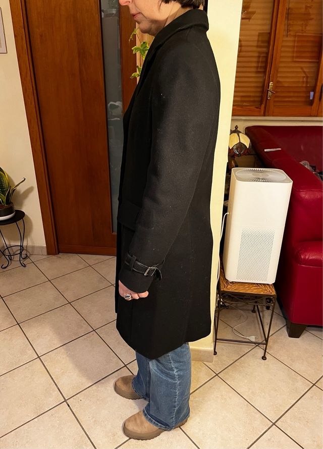 Cappotto da donna lana nero - Made in Italy