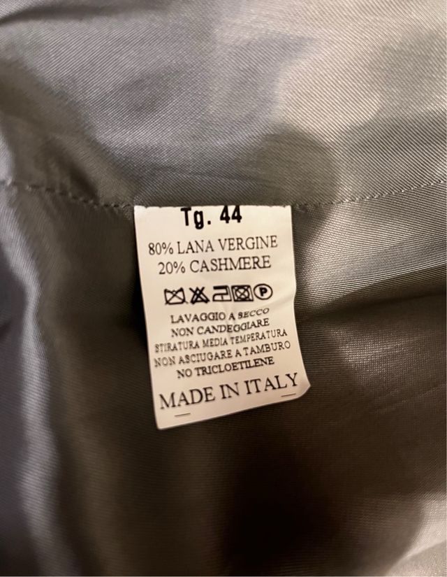 🧥 Cappotto donna grigio - lana vergine e cashmere