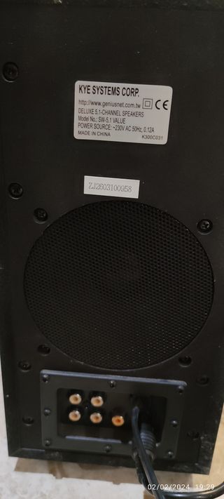 Altavoces 5.1 para home cinema
