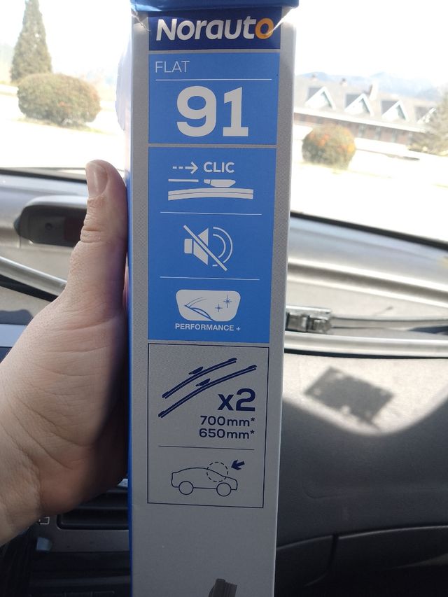 Limpiaparabrisas clip