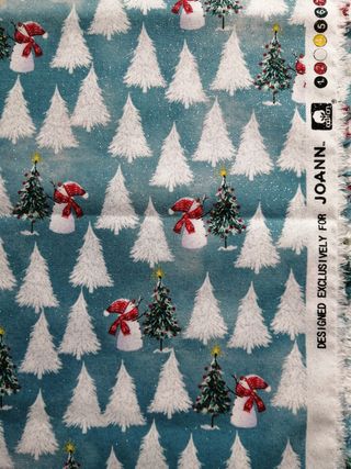 Stoffa Pupazzi di Neve