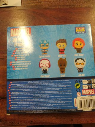 Gomma per cancellare puzzle Marvel 3D