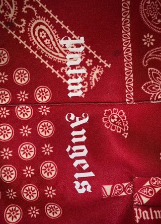 Pantalón Palm Angels red bandana 