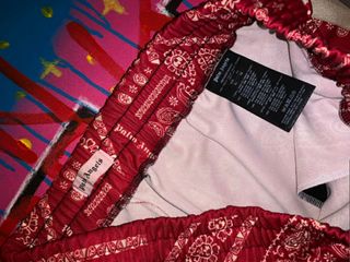 Pantalón Palm Angels red bandana 