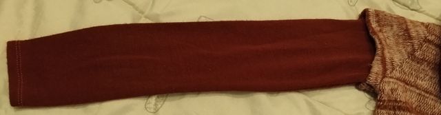 Maglione lungo bordeaux